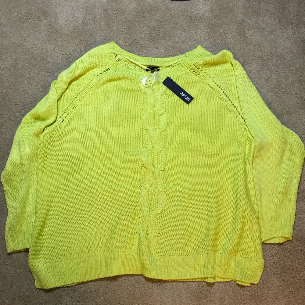 Women's APT 9 Sweater NWT